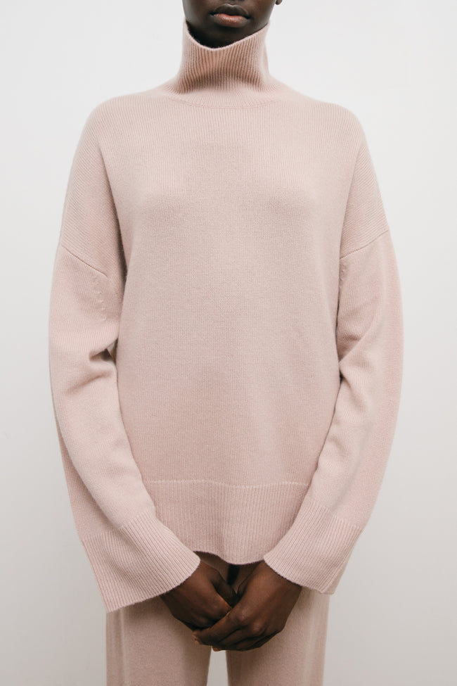 Le Kasha SUEDE Cashmere Sweater Black