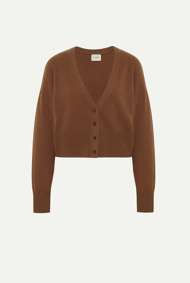 le kasha SYDNEY cashmere cardigan light beige