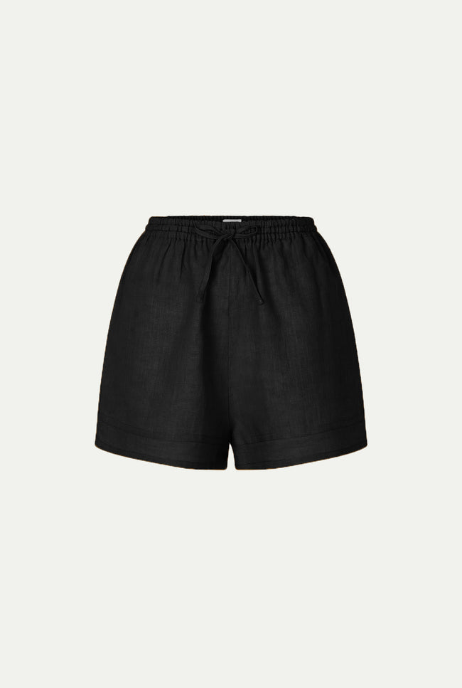 Le Kasha TABAL Linen Short Black