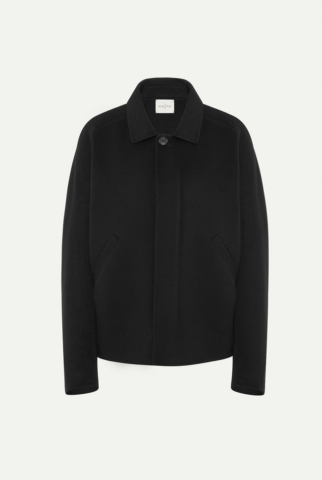 le kasha TOKYO doubleface cashmere jacket Black