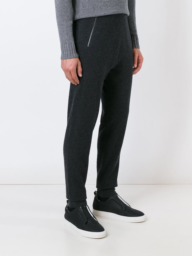Le Kasha UBUD Cashmere Men Jogging Pants Black