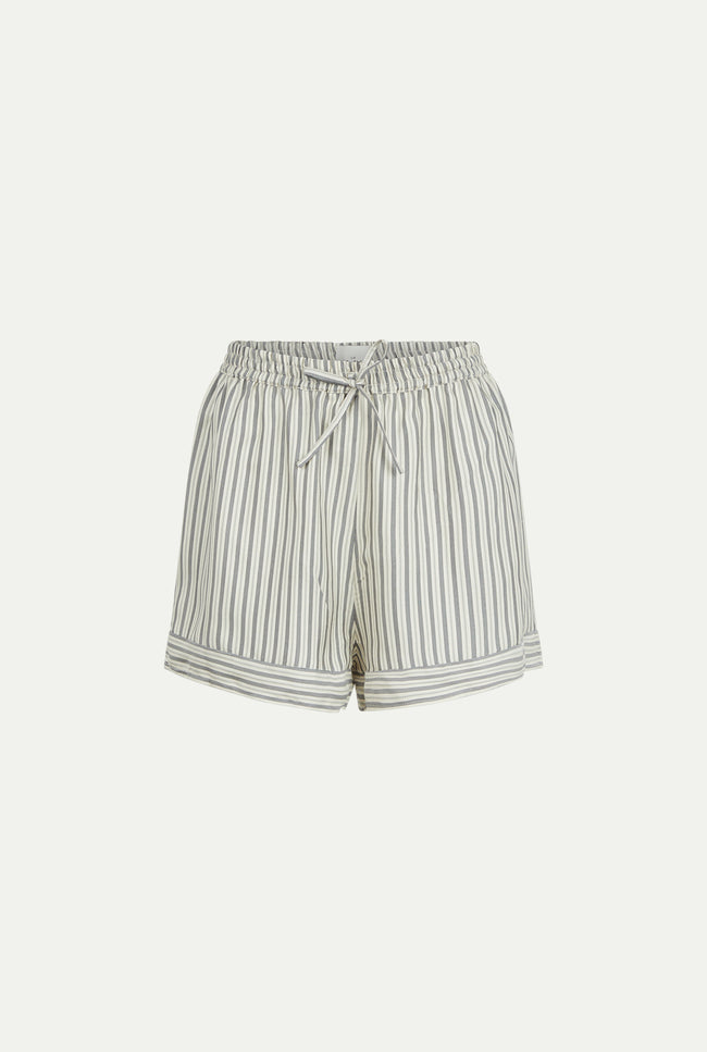 le kasha WENSU silk shorts Blue stripes