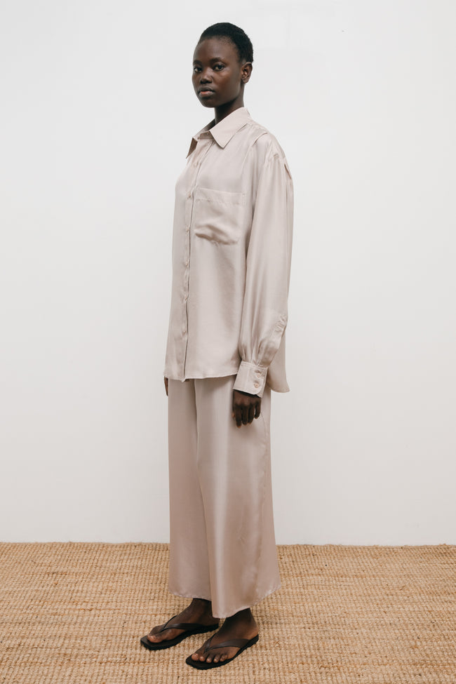 le Kasha ZAGORA Silk Shirt Emeraude