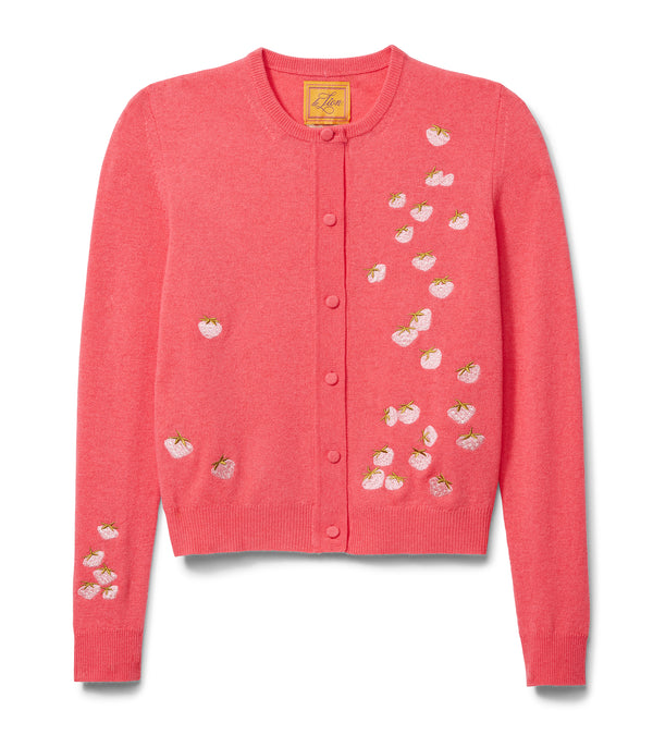 Le Lion Alice Cardigan Cerise