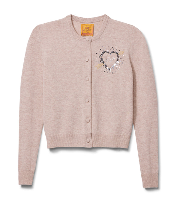 le lion Beverly Cardigan Coral Sand