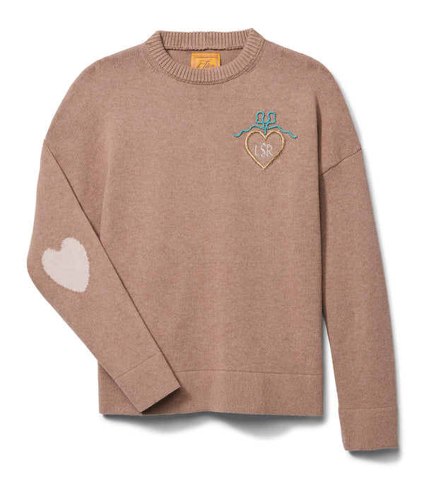 Le Lion Cotton Beau Crewneck Chambray