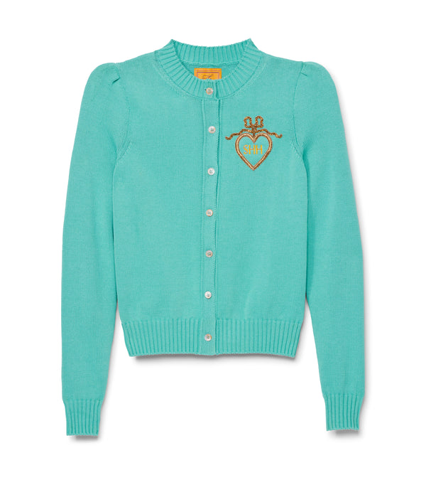 le lion Cotton Puff Sleeve Laursie Tangerine