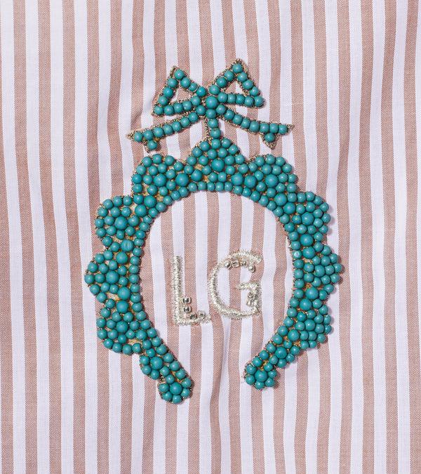 Le Lion Irene Shirt Blue/White Stripe