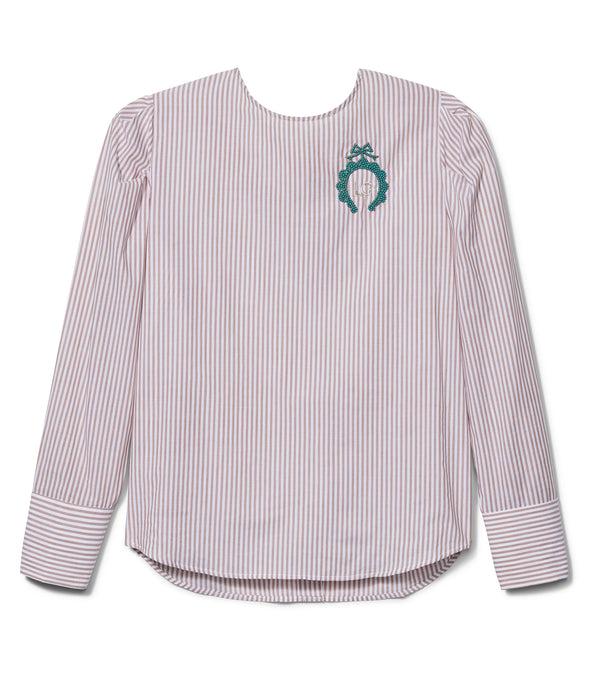 le lion Irene Shirt Blue/White Stripe