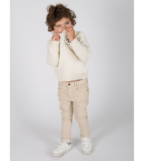 Le Lion Kids Petite Crew With Heraldry Azure Navy