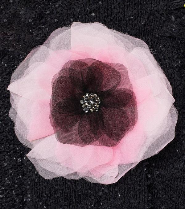 Le Lion Le Flower Pin Pink/Black