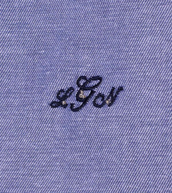 Le Lion Merry Shirt Lavender Stripe