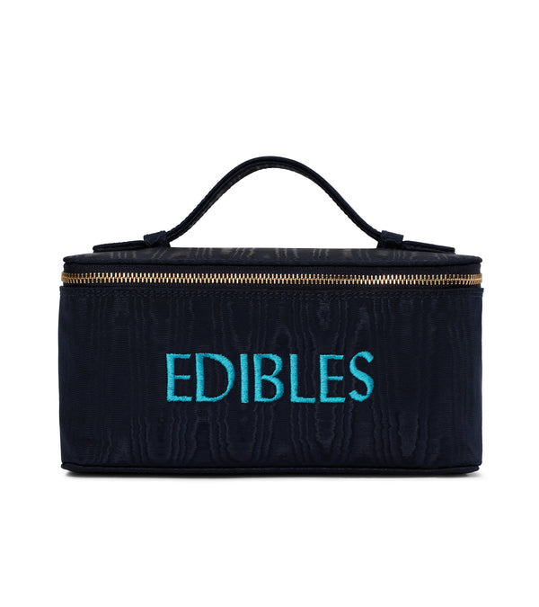 Le Lion Moiré Le Vanity Case Azure Navy