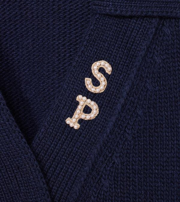 Le Lion Nealy Cardigan Azure Navy