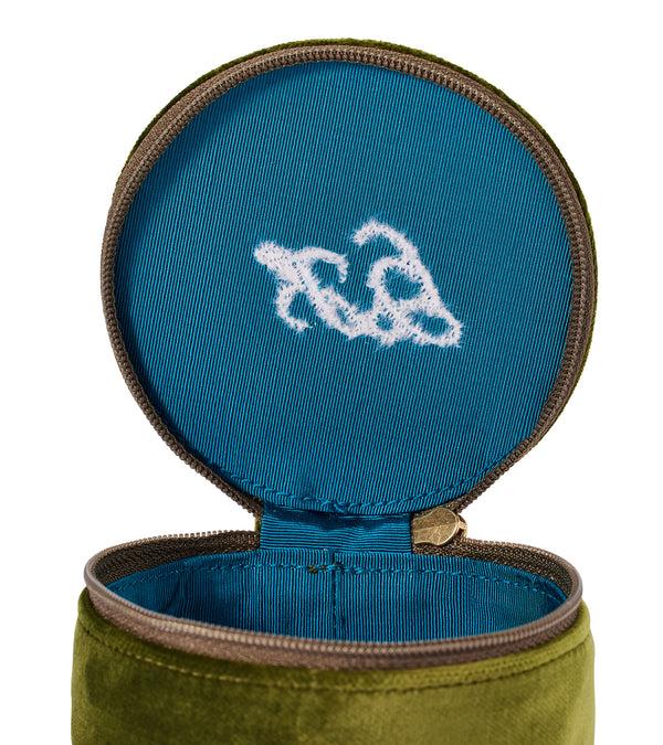 Le Lion Velvet Trinket Case Blush