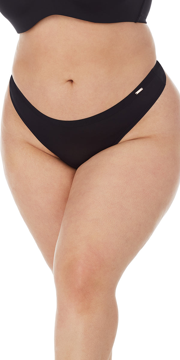 Le Mystere Infinite Comfort Thong - Black