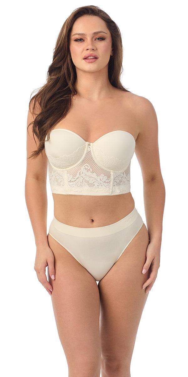 Le Mystere Lace Allure Bustier - Papyrus