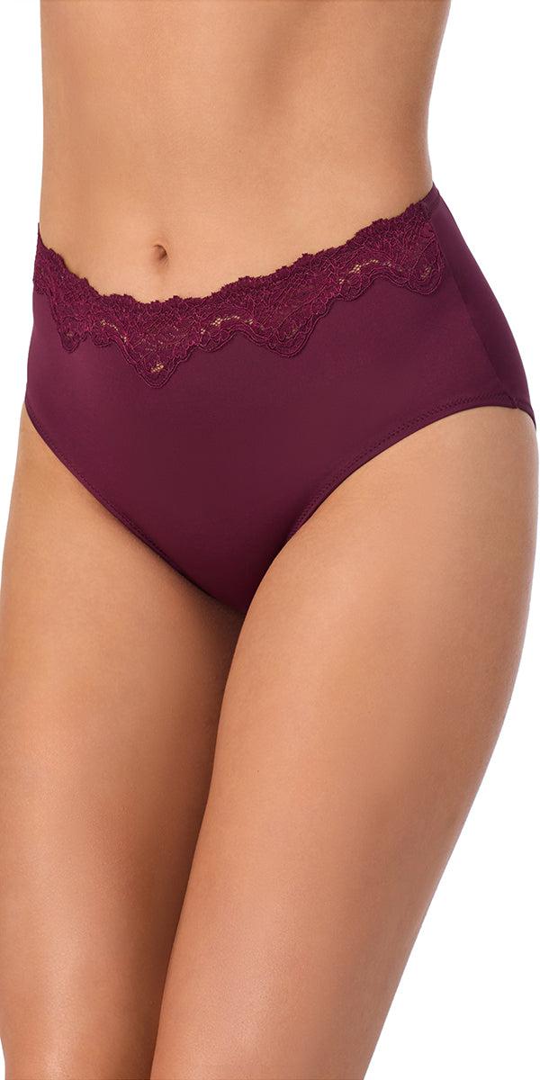 le mystere Lace Allure Micro Brief - Blackberry