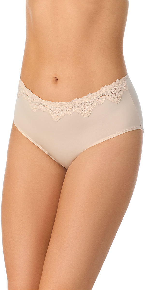 le mystere Lace Allure Micro Brief - Soft Shell
