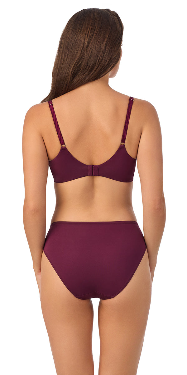 Le Mystere Lace Allure Moulded Unlined - Blackberry