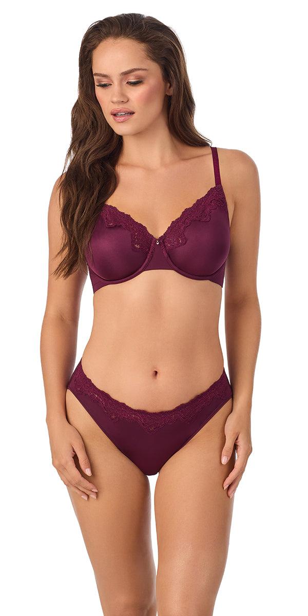 Le Mystere Lace Allure Moulded Unlined - Blackberry