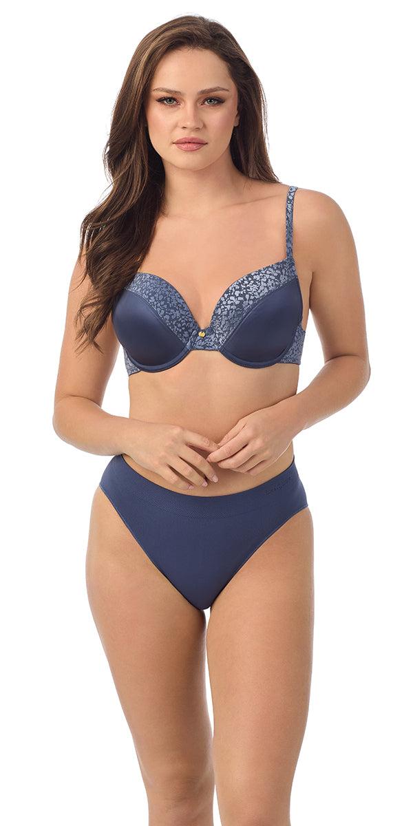 Le Mystere Safari T Shirt Bra - Azure