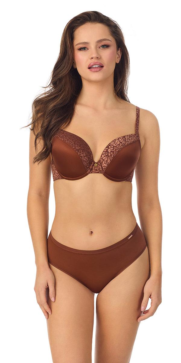 Le Mystere Safari T Shirt Bra - Bronzite