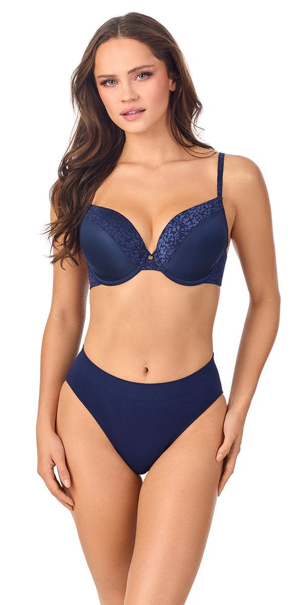 Le Mystere Safari T Shirt Bra - True Navy
