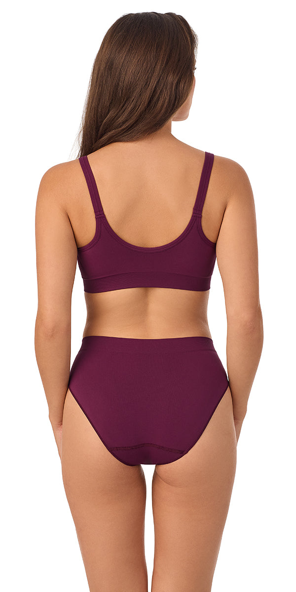 Le Mystere Seamless Comfort Bralette - Blackberry
