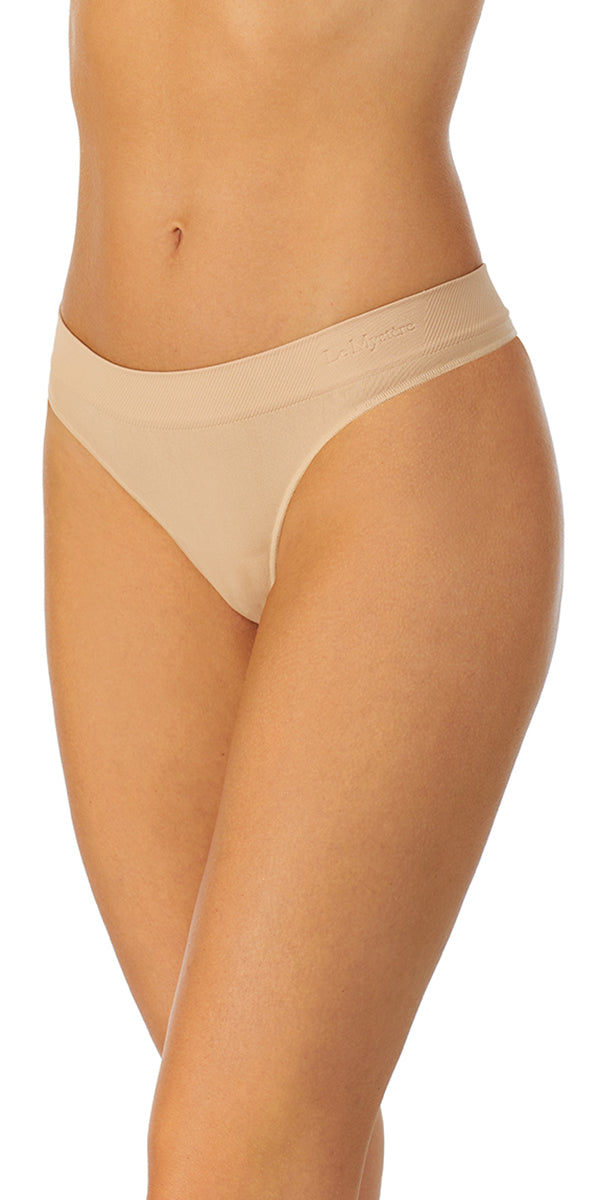 le mystere Seamless Comfort Thong - Natural