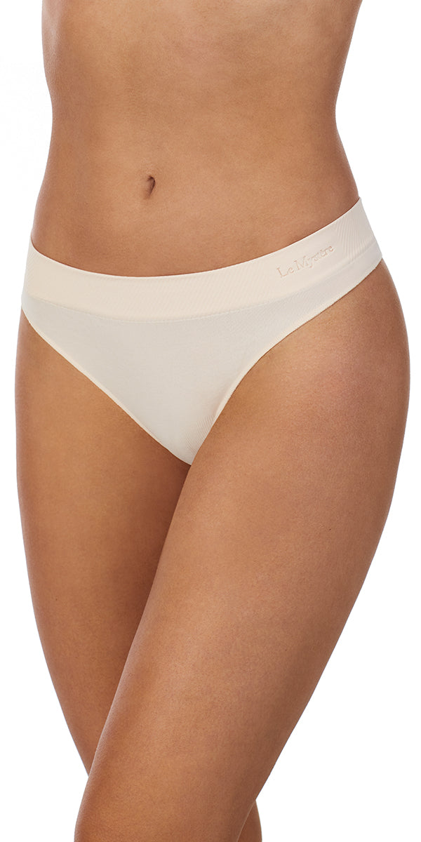 le mystere Seamless Comfort Thong - Soft Shell