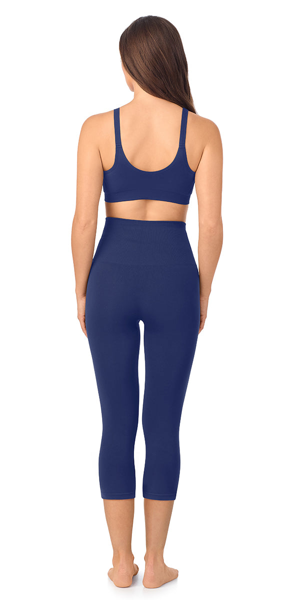 Le Mystere Seamless Comfort Smoothing 3/4 Legging - True Navy