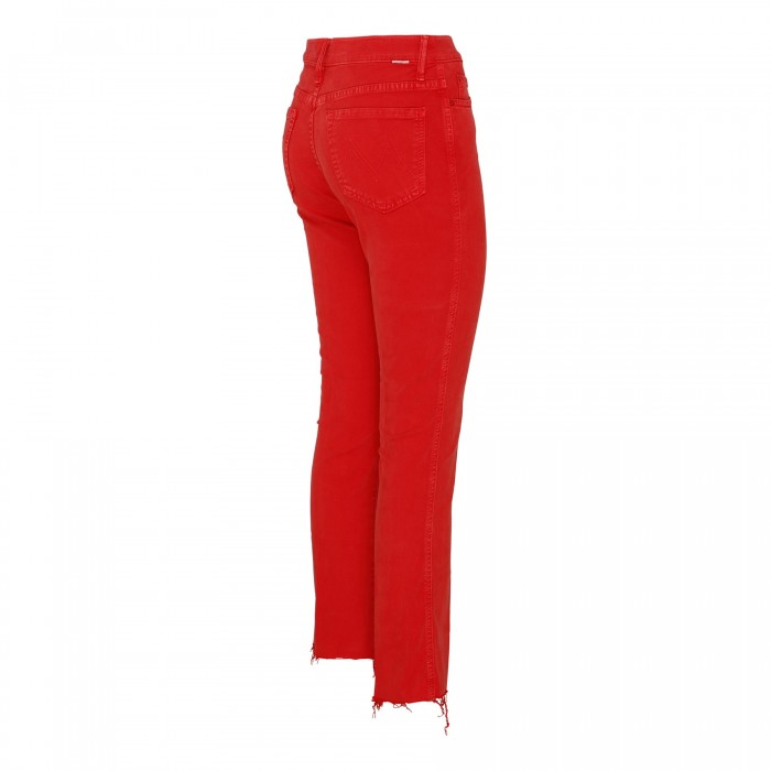 Le Noir Cortina High Waisted Rascal Ankle Fray Jeans