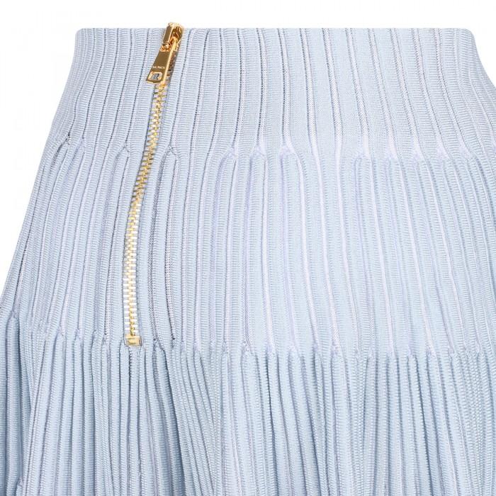 Le Noir Cortina A-line Textured Knit Skirt