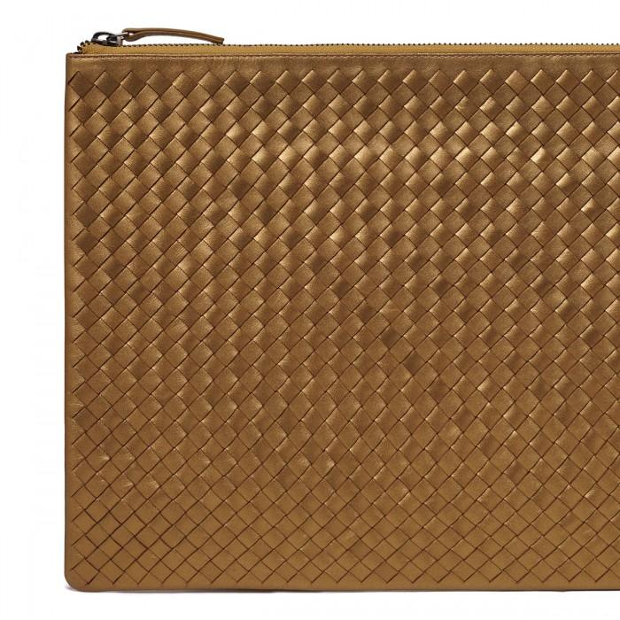 Le Noir Cortina A4 Leather Pochette