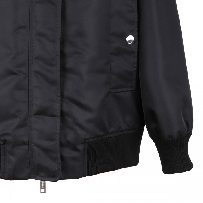 Le Noir Cortina Agape Twill Bomber Jacket