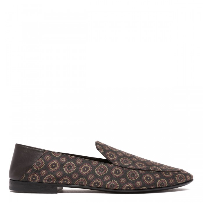 le noir cortina Alain jacquard slippers