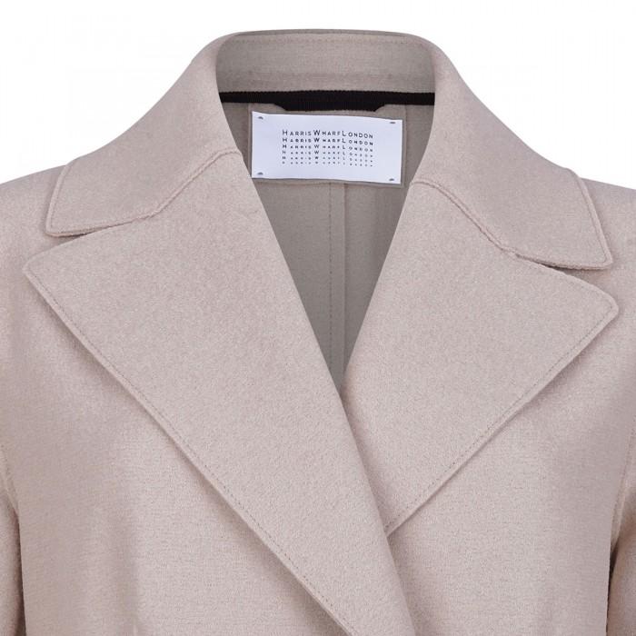 Le Noir Cortina Almond Hue Wool Long Coat