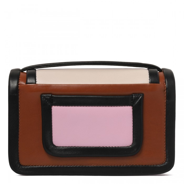 Le Noir Cortina Alpha Black And Multicolor Handbag