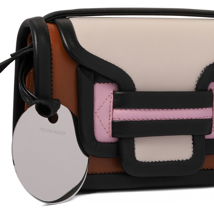 Le Noir Cortina Alpha Black And Multicolor Handbag