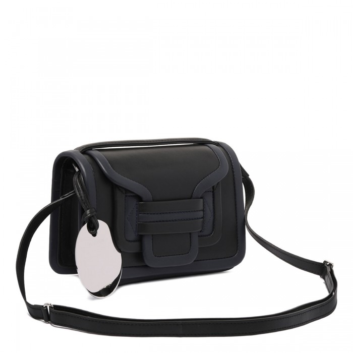 Le Noir Cortina Alpha Black And Navy Handbag