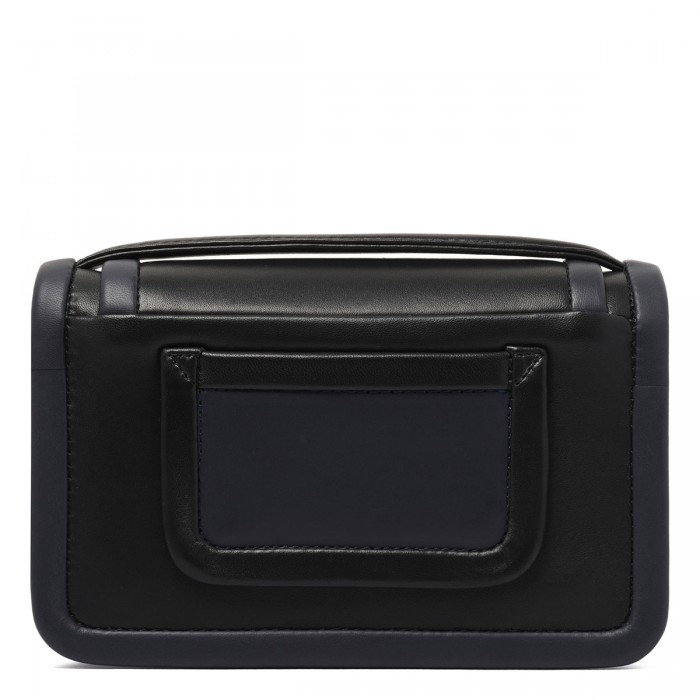 Le Noir Cortina Alpha Black And Navy Handbag
