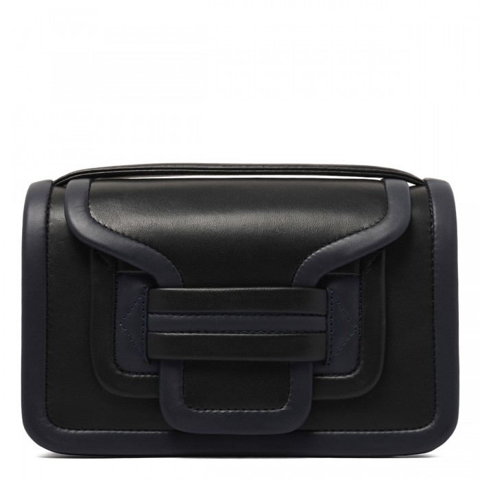 le noir cortina Alpha black and navy handbag