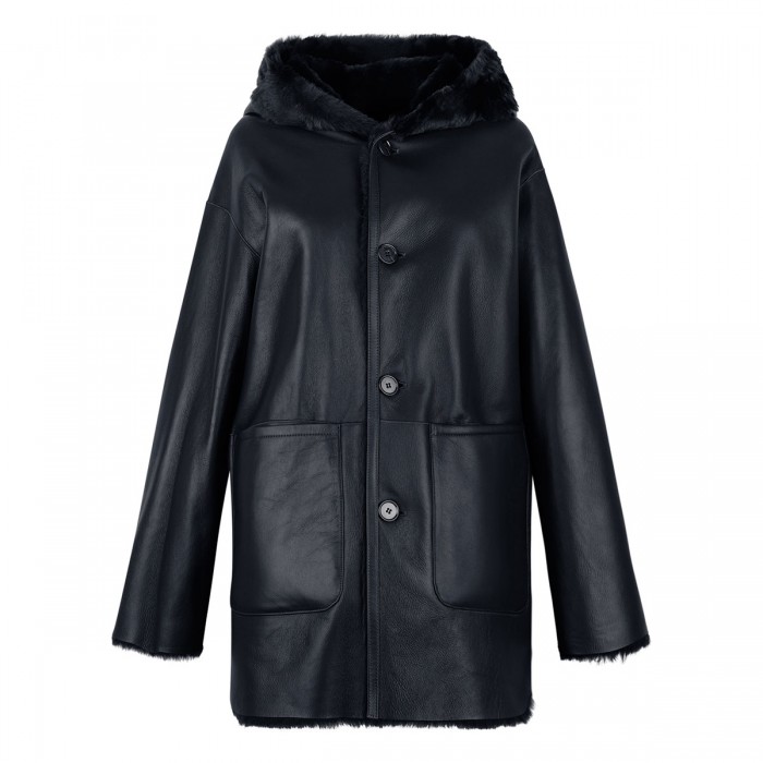 Le Noir Cortina Ambra Reversible Long Jacket