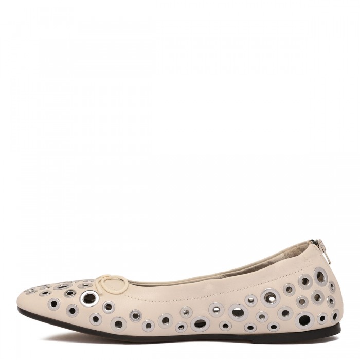 Le Noir Cortina Amy Leather Ballerinas