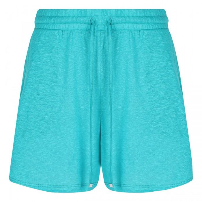 le noir cortina Anthony linen shorts