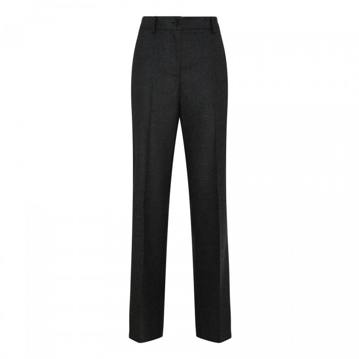 le noir cortina Anthracite wool-blend pants