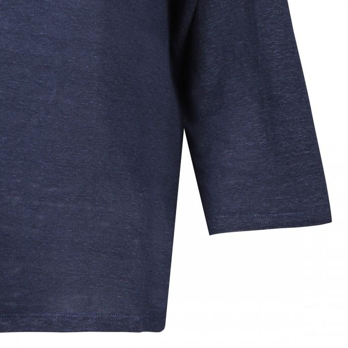 Le Noir Cortina April Marine Linen Top