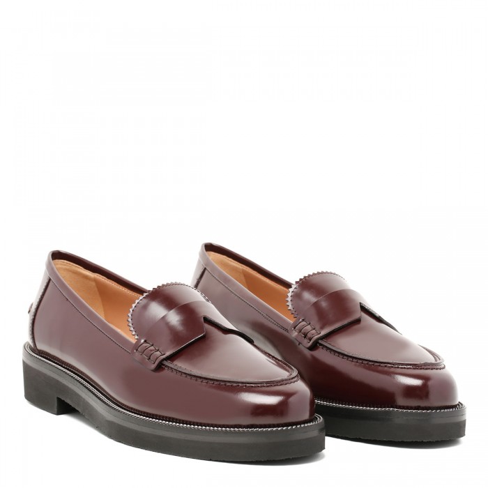 Le Noir Cortina Aqua Aubergine Hue Loafers