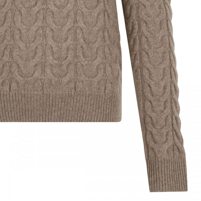 Le Noir Cortina Aramis Cable Knit Sweater